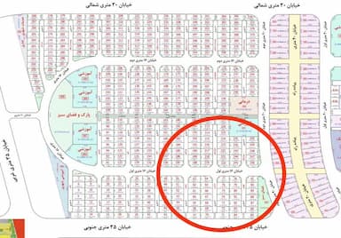 زمین مناسب در موقعیت خوب شهرک کوثر برای ساخت و سرمایه گذاری